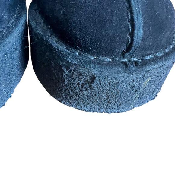 Clarks Originals Trek Wedge Platform Black Suede Slip On Mules Shoes Size 7.5 - Picture 6 of 9